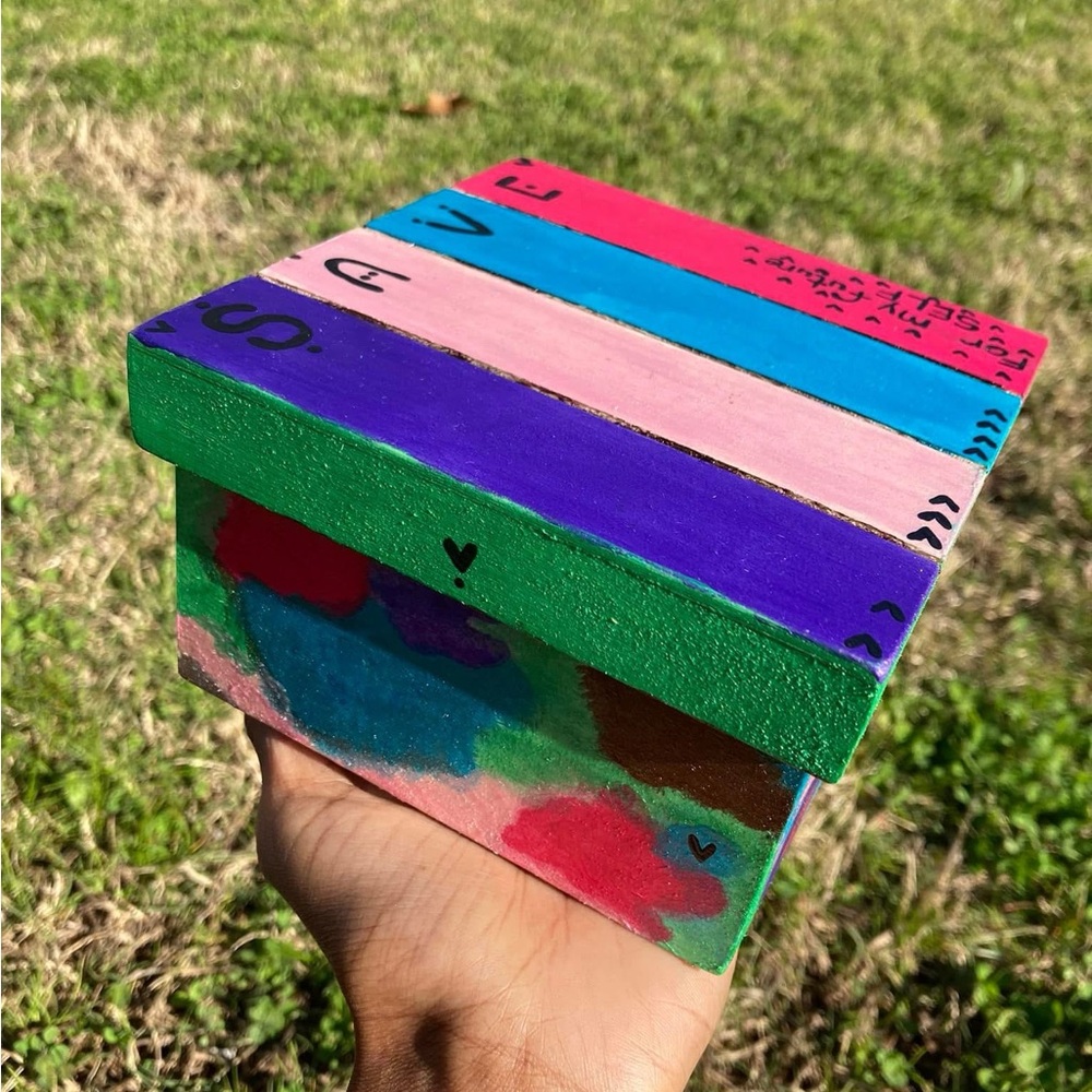 Colorful Decorative Storage Box - Picture 3 of 8